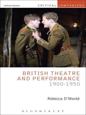 cover image of British Theatre and Performance 1900-1950